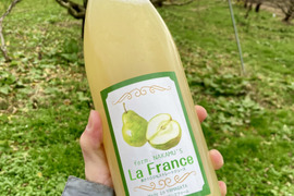 【ラフランス専業農家が贈る🍐】ラ・フランス100％ストレートジュース1000ml2本【朝市限定】