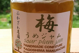 農薬未使用で育てたスッキリ爽やかな【梅ジャム】無添加140g