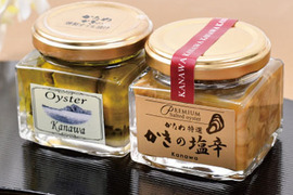 かきのおつまみセット　お酒のお供に♪　かきの燻製オイル漬け　特選かきの塩辛　生食用牡蠣を使用　贈答用におすすめ♪
