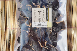 熊本県人吉産🐻4袋 肉厚、食感抜群♡乾燥きくらげ きく若丸【40g/袋x4】(熊本県産)