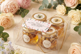 【母の日ギフト】国産はちみつギフトセット80g4本　ギフトボックス入り　母の日専用カード付