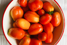 トマトソース作りに◎【有機JAS認証・固定種】トマト サンマルツァーノ 1.7kg 南アルプスの有機野菜