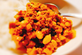 芋と野菜のトマトカレー