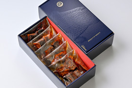 【ギフト】骨までおいしい鯉のやわらか煮「ブロック切」100g×5袋入(真空パック/ギフト箱入/短冊のし可能)