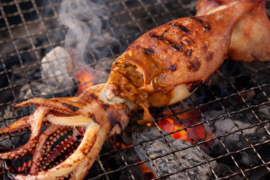 肝が旨い！真イカごろ干し(丸干し)大中サイズ