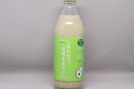 【ついに出来ました！】しあわせ米の玄米あまざけ500ml（米も糀も自然栽培のしあわせ米）