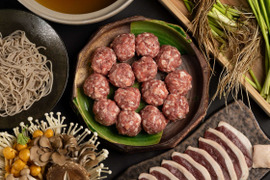 【保存料不使用・無添加／名店の味】鴨団子汁鍋セット（2-3人前）