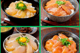 【セット商品】醤油漬け4種セット（サクラマス、ホッケ、ヒラメ、ブリ）／各1パック（3D冷凍）