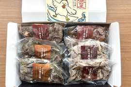 【夏ギフト】☆化粧箱入り☆鶏刺し専門店ギフトセット『炭火焼３種×各2パック』（冷凍）