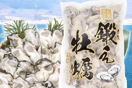 新物大粒新鮮冷凍 Lサイズ ×２袋 魚介のアスリート鍛え牡蠣