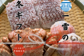 【冬ギフト】数量限定！！一雪の冬ギフト①　12/6まで早期割引中！
のし対応あり！