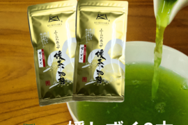 八女茶産直 旨みとコクのお茶　奧八女煎茶　媛しずく　100g2本セット