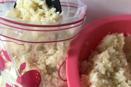 【大人気】むきたてきざみにんにく500g（高級品種　青森にんにく白玉王）手間なし楽チン❗️
