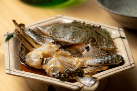 【浜名湖産台湾ガザミ】カンジャンケジャン(ワタリガニメス)1杯約200～300g
