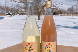 ムーンルージュのシードル (750ml×1本)とジュース (720ml×1本)のセット‼
