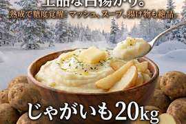 《フライドポテトやポテサラに抜群！》愛され食され40年『雪夏稚くん』のヘルシーポテトver. 20kg