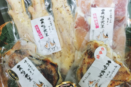 日本最大級地鶏　天草大王！　びっくり大手羽先&地鶏タタキのセット（ダブル）