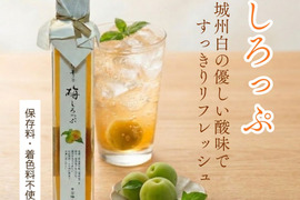 梅パワーで残暑乗り切り！芳醇な香りとおいしさ　京青谷の梅しろっぷ　200ml入り。2023年作。