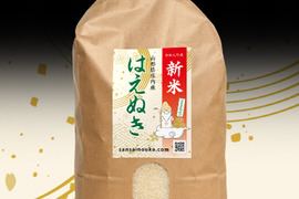 【令和8年新米】はえぬき4.8キロ白米　さっぱり！うまい！！
