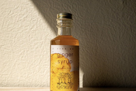 千葉県産　すりおろしたっぷり！本格ジンジャーシロップ　180ml