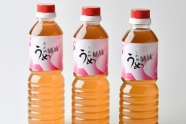 和歌山県特別栽培認定農園の梅酢（白梅酢） 500ml ３本セット