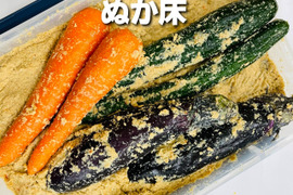 農家が作るミルキークイーンの「ぬか床」水を入れるだけ。