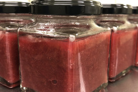 【赤ルバーブ】ほぼそのまま‼️果実感が人気のジャム✨国産レモン🍋きび砂糖使用🧂チュラのにいがたハーブ