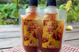 小さい農家がこだわって創った　おとなのジンジャーシロップ 150ml X 3袋