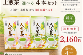【毎回完売】新茶八女茶 組み合わせ自由4本セット｜送料無料