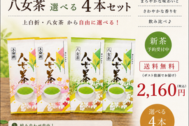 【毎回完売】新茶八女茶 組み合わせ自由4本セット｜送料無料