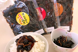 ご飯やおにぎり、酒の肴にピッタリ！「鳥取県産」きくらげの佃煮3種セット