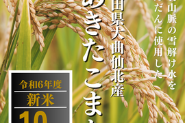 【令和6年新米】特別栽培米「大曲仙北産あきたこまち」10㎏