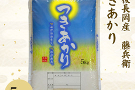 【新米予約】新潟県産　藤兵衛　つきああかり5kg