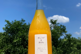 ストレートジュース　オレンジ＆みかん　720ml