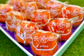 11/10から順次出荷【化粧箱入り】長生き次郎柿『長寿郎』４Lサイズ12玉入り　大玉ギフト