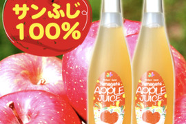 完熟りんごを使った♪無添加、無着色ふじりんご🍎100%ジュース