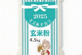 玄米粉ミズホチカラ パン用 4.5kg (900g x 5袋) 2025年 新米の米粉  国産 グルテンフリー ほのかに甘みのある寒冷地栽培 岡山の雪国 ひるぜん高原産