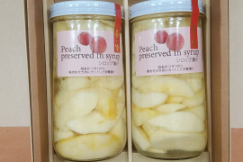 【ギフト】桃『あかつき』のシロップ煮　３本セット！！