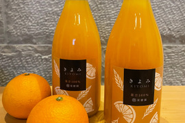 【リニューアル】清見オレンジ１００％無添加ジュース720ml × 2本セット