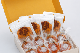 【お中元】【ギフト】希少品種『西条柿』を使用！干し柿とドライフルーツのセット（干し柿8個とドライフルーツ4袋） ＊送料相当分値引き中＊<のし対応可>