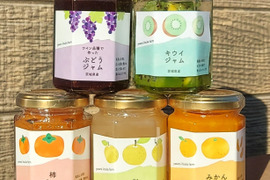 茨城県産　果物ジャム４種セット160g×4本