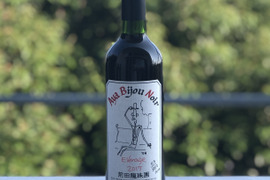 🍷赤【本格的樽熟成】310本限定　日本の赤ワインのイメージを一新するビジュノアール　山梨県勝沼産ぶどう