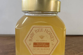 自然のしずく！長野県産生ハチミツ『ROW BEE HONEY』320g×3瓶
