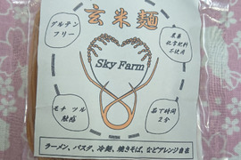 グルテンフリー＊自然食の玄米麺100g × 4個セット