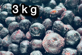 【道産自然栽培】冷凍ブルーベリー•3kg（古参品種ミックス）※まとめ買い対応