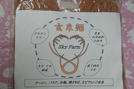 グルテンフリー＊自然食の玄米麺1kg