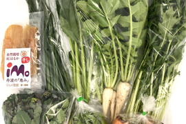 自然栽培の野菜と加工品のセットA