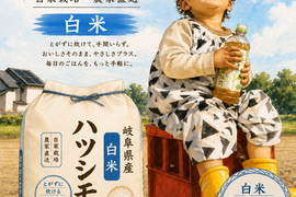 新米！！ 自家生産でこだわりあり！岐阜 ハツシモ　令和8年産  白米30Kg ⭐️ご予約承り中⭐️