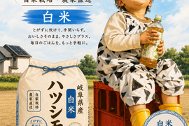 希少なブランド米    新米！岐阜ハツシモ  
令和8年産  白米 10Kg 🍚 ⭐️予約承り中⭐️