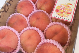 硬め好きな方に‼️山形県産白桃おどろき【3キロ中玉】